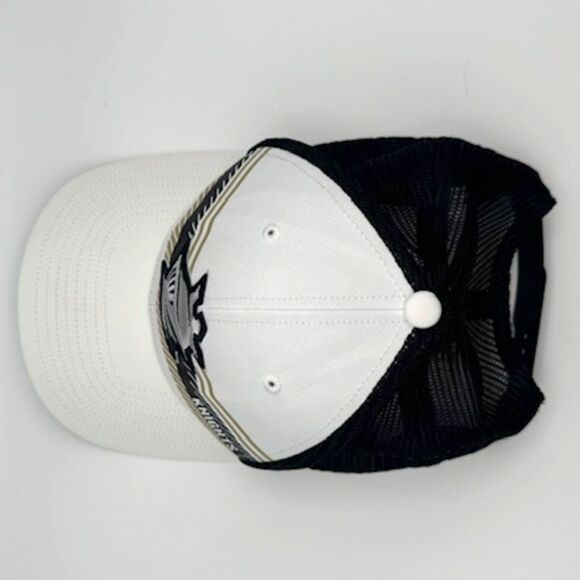 Charlotte Knights Strap-Back Baseball Hat White/Gold/Black Adjustable MiLB Cap - Picture 6 of 8